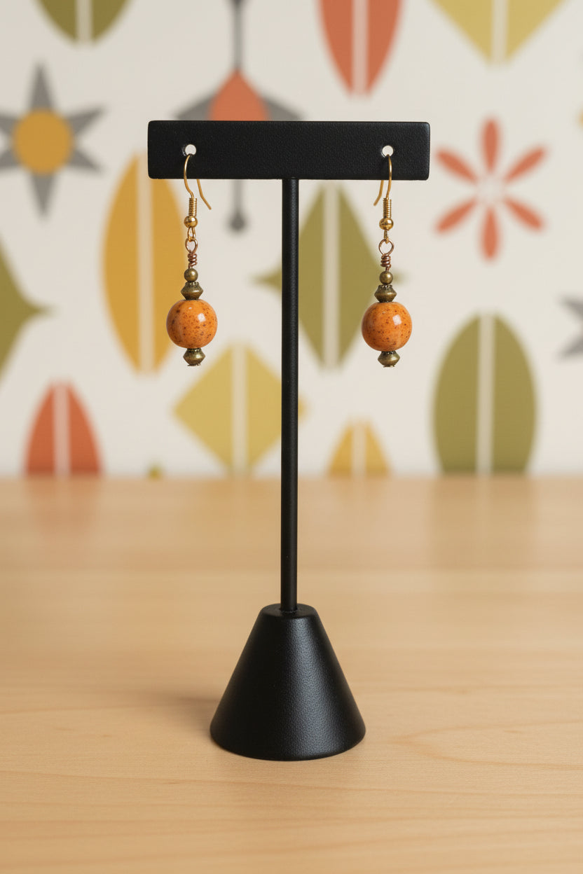 Mid century style earrings