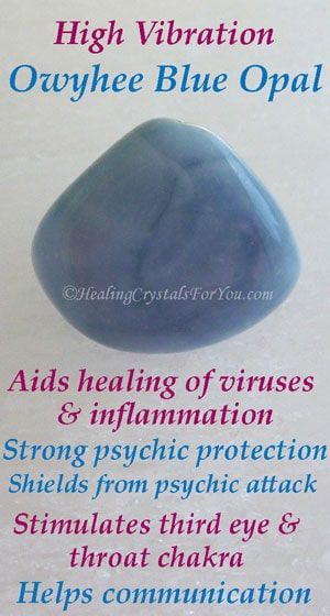 Owyhee Blue Opal and copper pendant